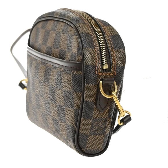LOUIS VUITTON Pochette Ipanema Mini Shoulder Bag Damier Leather - Picture 2 of 16